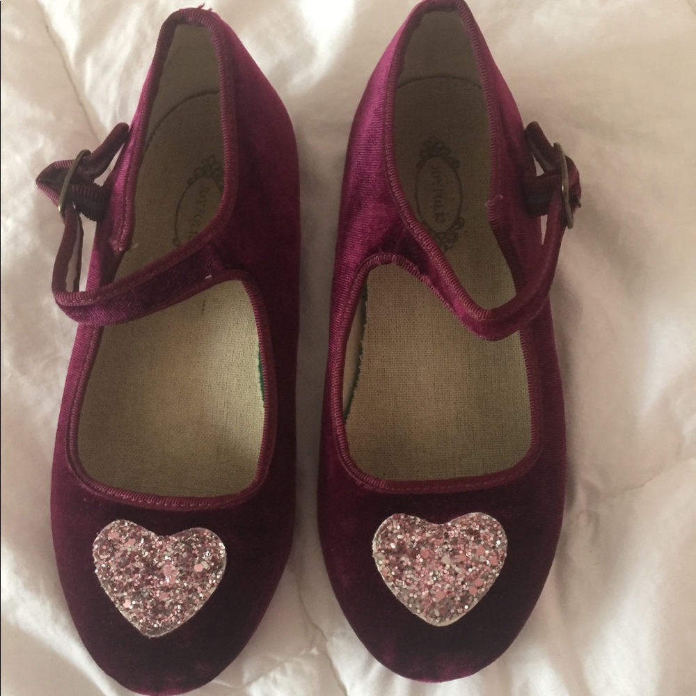 Joyfolie - youth size 2 velvet shoes
